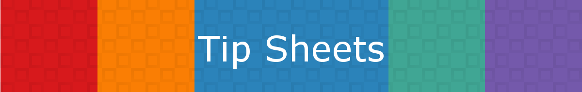 Tip Sheets Header