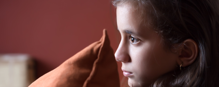 Girl watching video